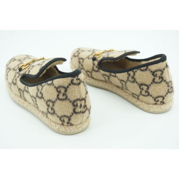 Gucci Fria Interlocking GG Horsebit Loafer Beige men dress shoe Wool Fur main image 10